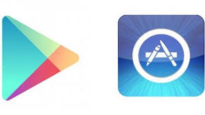 google and app store symobols