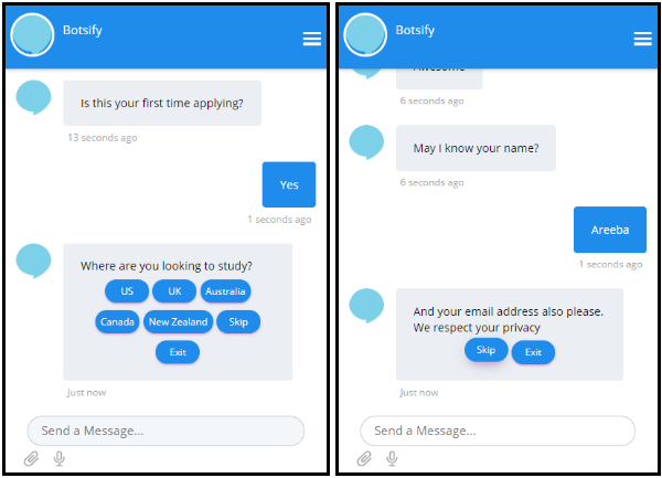chatbot in edtech apps
