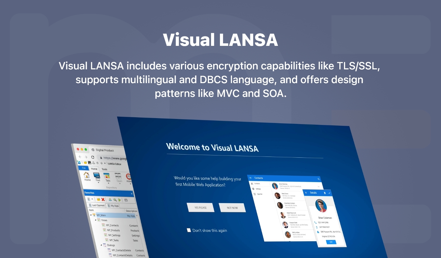 Visual Lansa low code app development