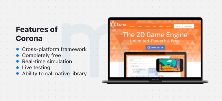 Corona: Free Cross-Platform 2D Game Engine
