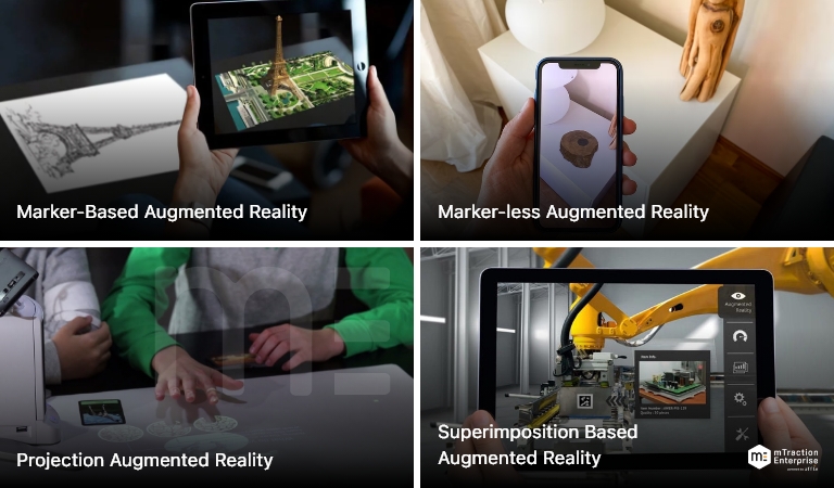 types of ar vr app development