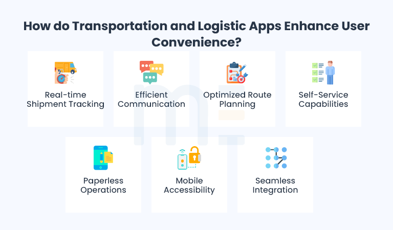How do Transportation and Logistic Apps Enhance User Convenience