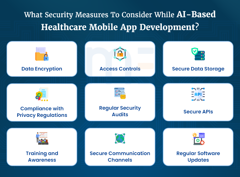 What Security Measures to Consider While AI-Based Healthcare Mobile App Development