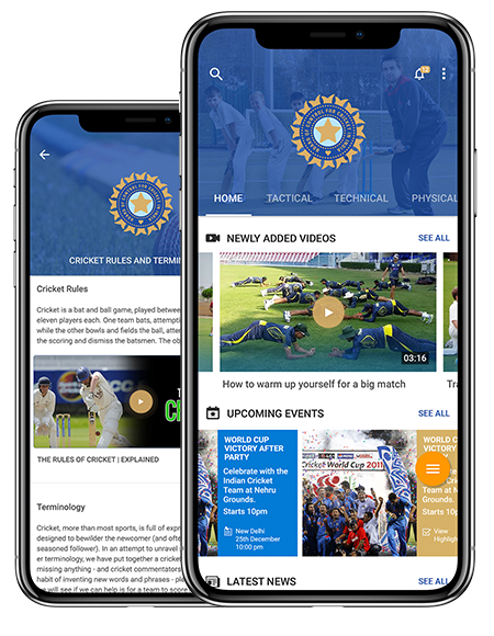 BCCI App Screen