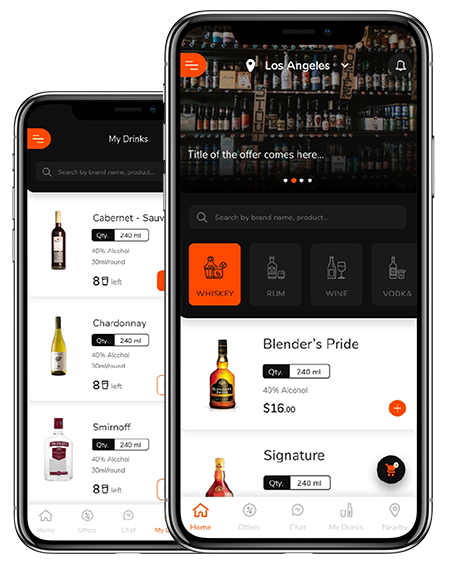 Liquor App Screen