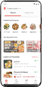 app screen of HomeSuperFoods food delivery app case study