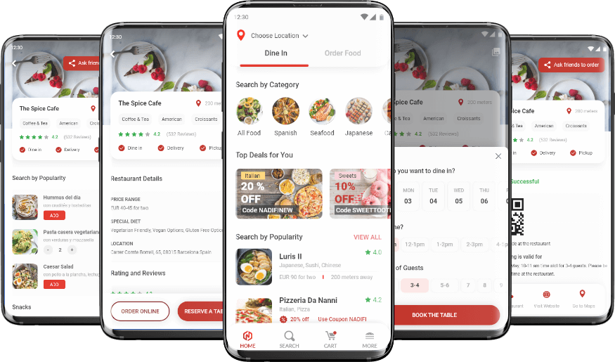 food delivery app