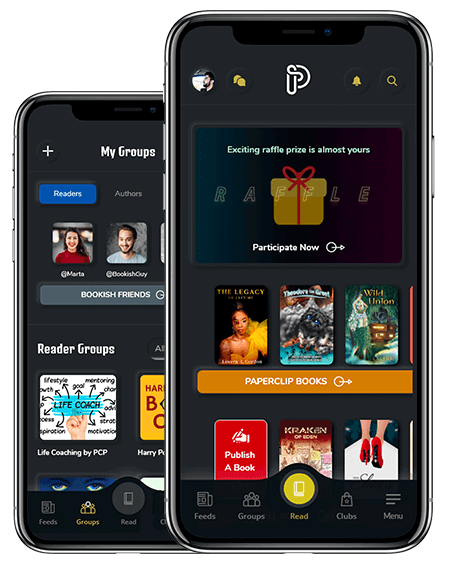 paperclip book publishing ebook reading app